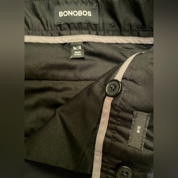 BONOBOS Weekday Warrior Dress Pants - Mens Size 36/30 (Navy Blue) - Picture 4 of 5